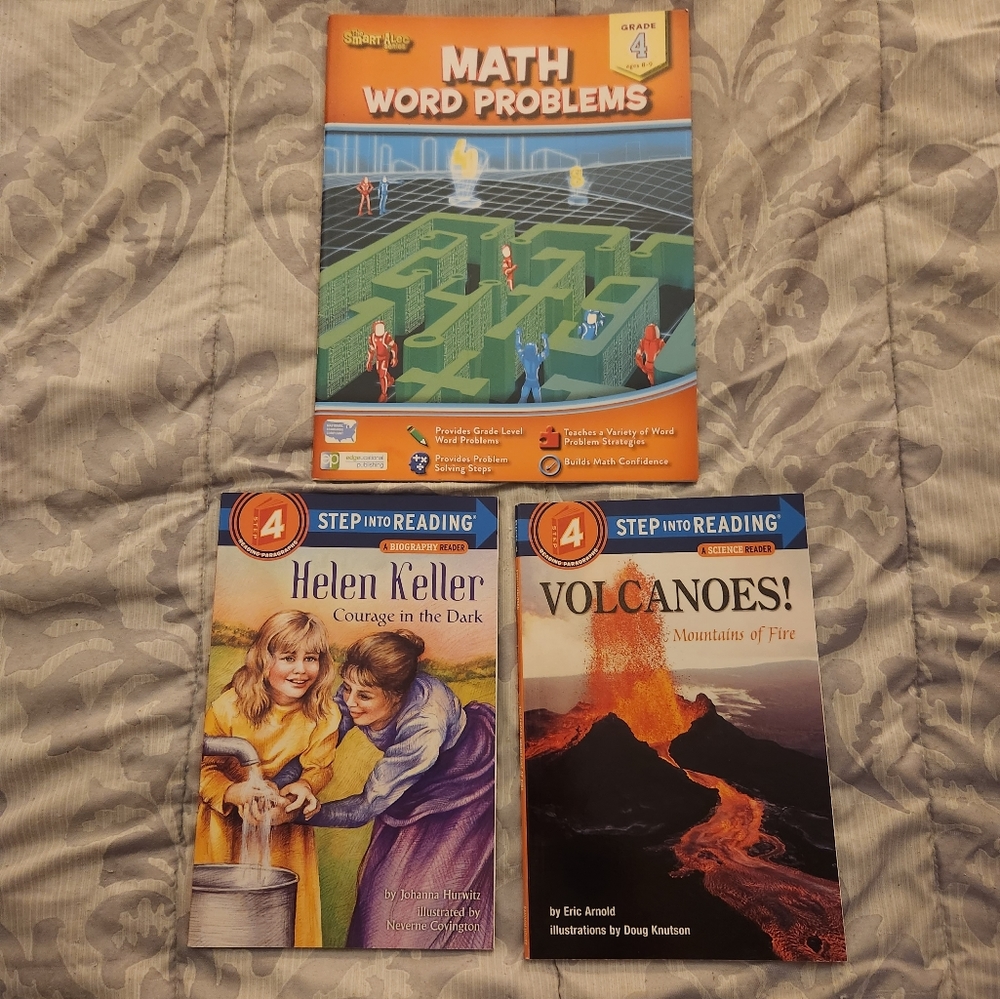 NWOT Four Stage 4 Children's Books.